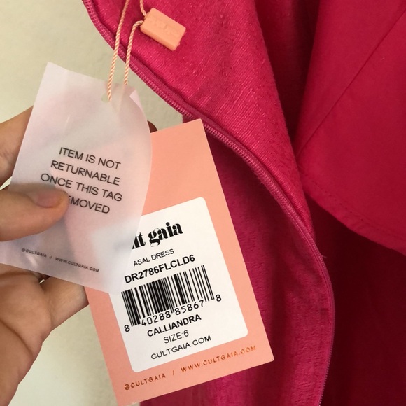 NWT Cult Gaia Asal Off Shoulder Dress - Picture 7 of 8